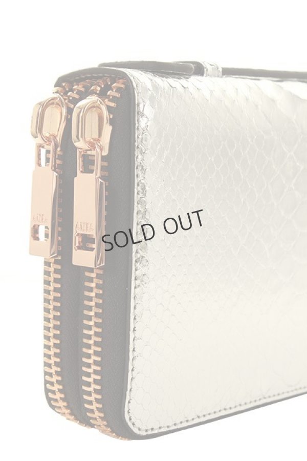 画像3: {SOLD}AIZEA アイセア Double Zippy Wallet（Pinkgold Zip）{-AGA} (3)