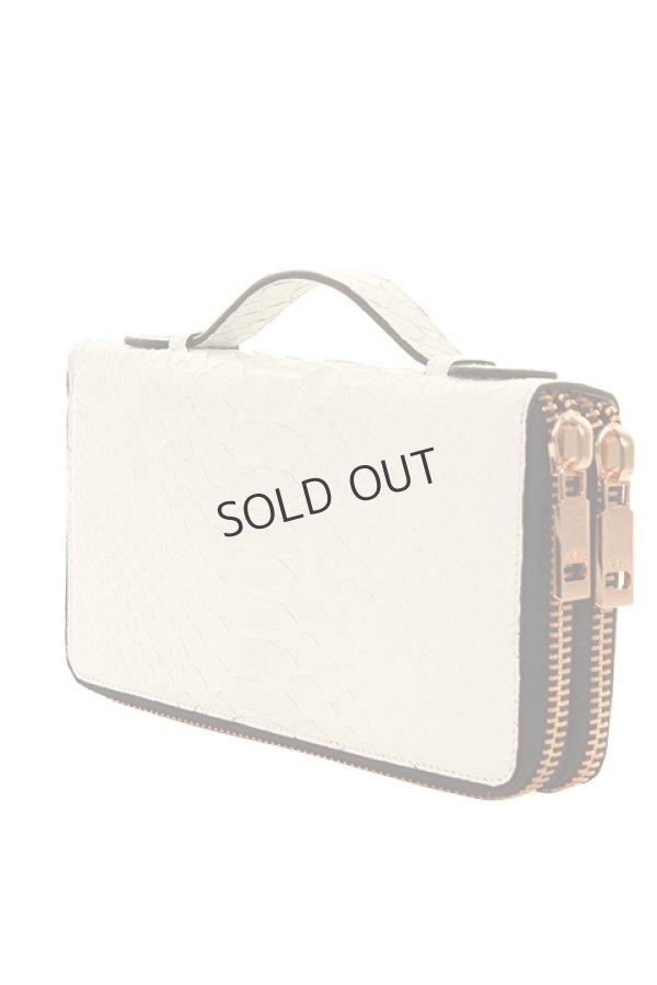 画像2: {SOLD}AIZEA アイセア Double Zippy Wallet（Pinkgold Zip）{-AGA} (2)