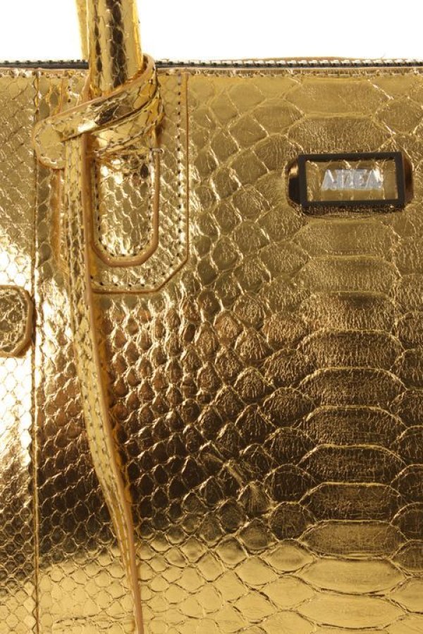 画像5: 【 30%OFF セール313,500円→219,450円】 AIZEA アイセア Bag Luisa（35cm）（Gunmetal Zip）{-AGA} (5)