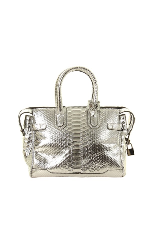 画像2: 【 30%OFF セール269,500円→188,650円】 AIZEA アイセア Bag Luisa（25cm）（Gunmetal Zip）{-AGA} (2)