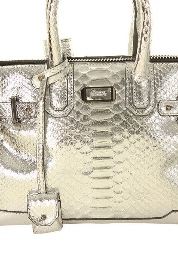 画像5: 【 30%OFF セール269,500円→188,650円】 AIZEA アイセア Bag Luisa（25cm）（Gunmetal Zip）{-AGA} (5)