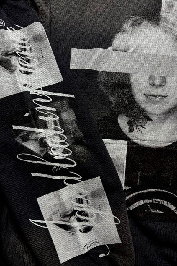 画像3: a good bad influence アグッドバッドインフルエンス DON'T LOOK HOODIE{-BEA} (3)