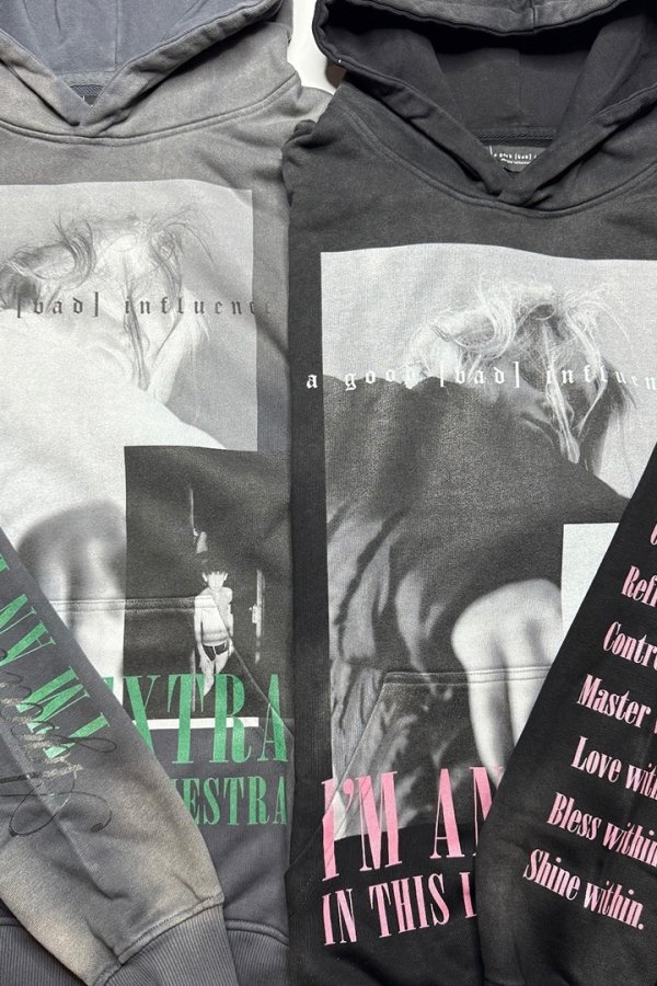 画像3: a good bad influence アグッドバッドインフルエンス I AM AN EXTRA HOODIE{-BEA} (3)