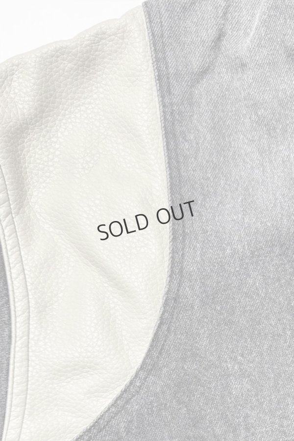 画像8: {SOLD}a good bad influence アグッドバッドインフルエンス DENIM VARSITY JACKET{-BEA} (8)