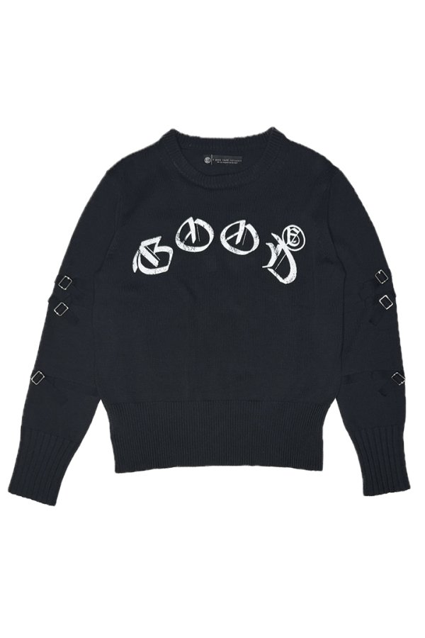 画像1: a good bad influence アグッドバッドインフルエンス GOOD LOGO SWEATER{-BEA} (1)