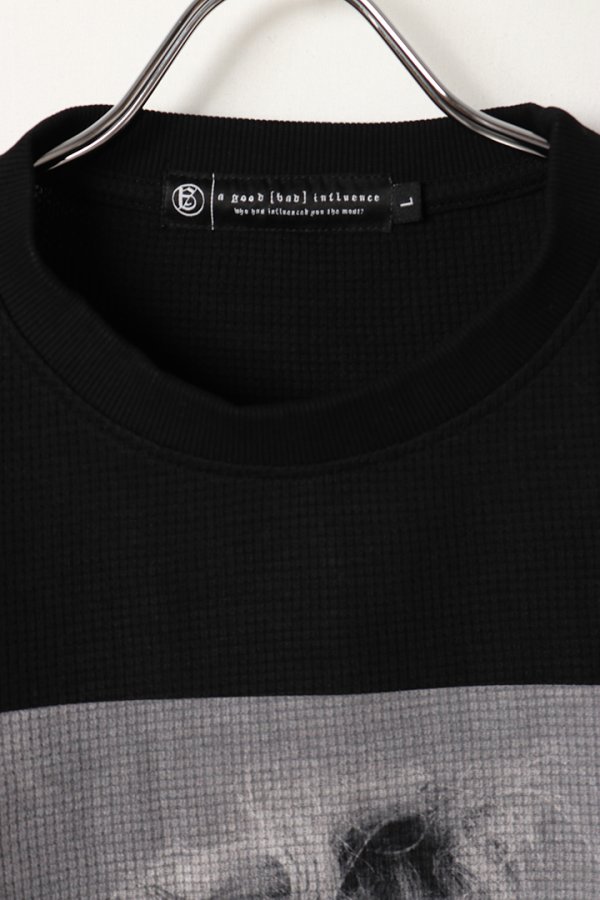 画像2: a good bad influence アグッドバッドインフルエンス I AM AN EXTRA LONG SLEEVE T-SHIRT{-BEA} (2)