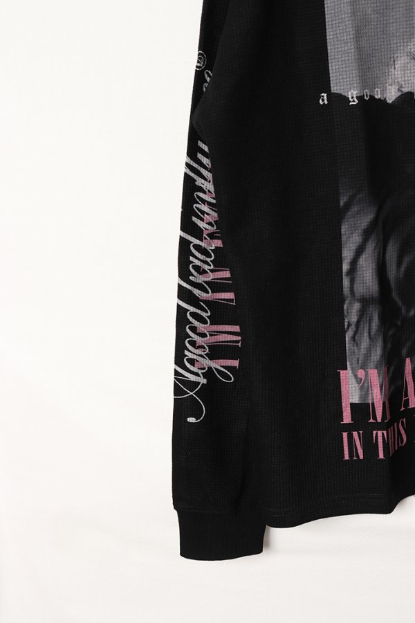 画像4: a good bad influence アグッドバッドインフルエンス I AM AN EXTRA LONG SLEEVE T-SHIRT{-BEA} (4)