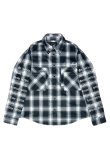 画像1: a good bad influence アグッドバッドインフルエンス CHECKER WITHIN SHIRT{-BEA} (1)