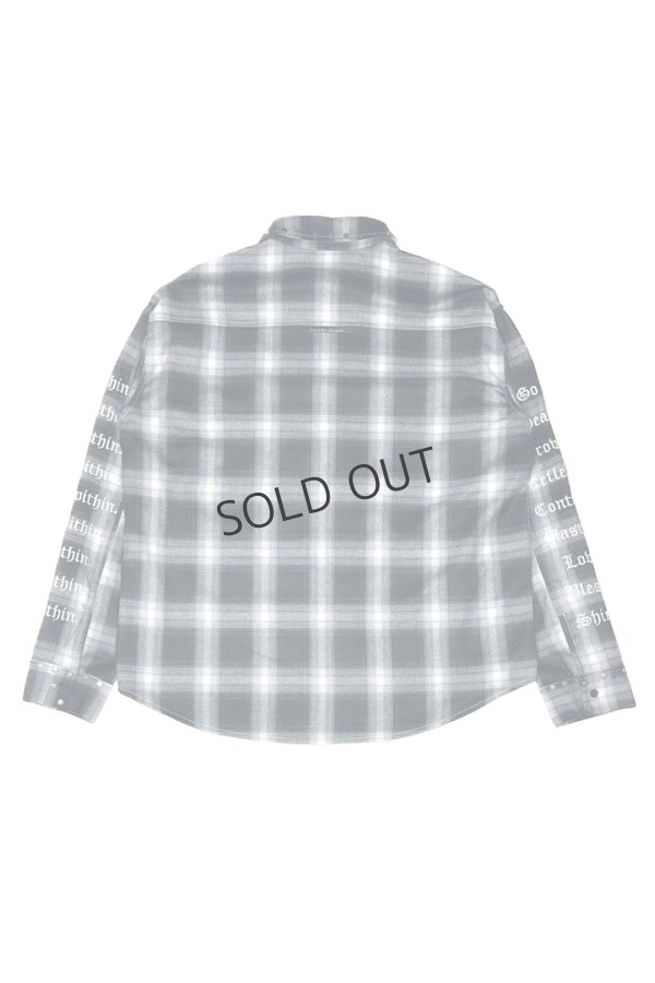 画像2: {SOLD}a good bad influence アグッドバッドインフルエンス CHECKER WITHIN SHIRT{-BEA} (2)