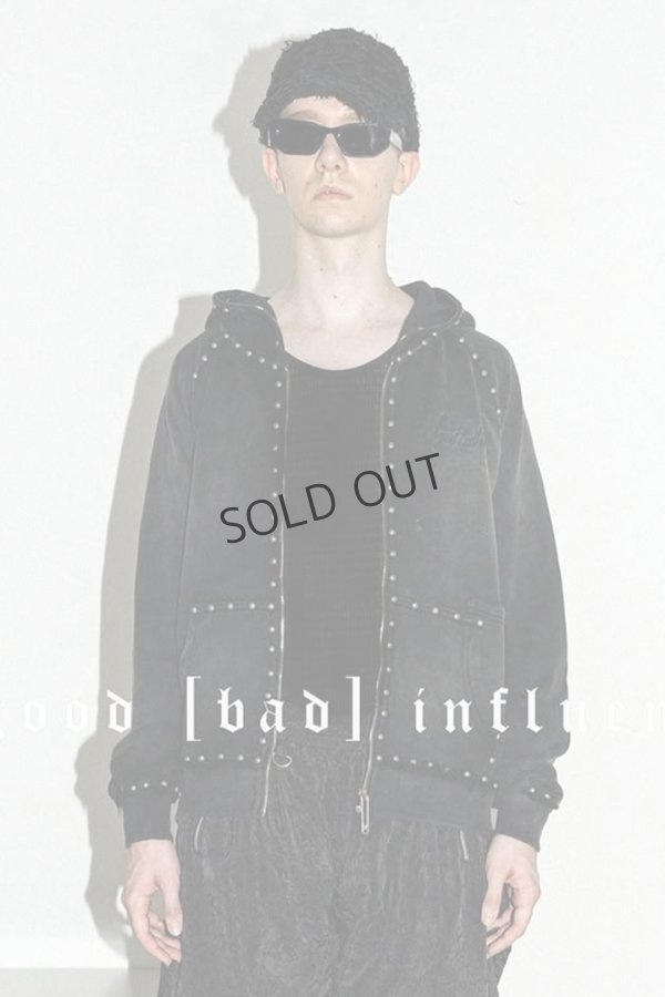 画像10: a good bad influence アグッドバッドインフルエンス ORIGINAL STUDSED HOODIE{-BES} (10)
