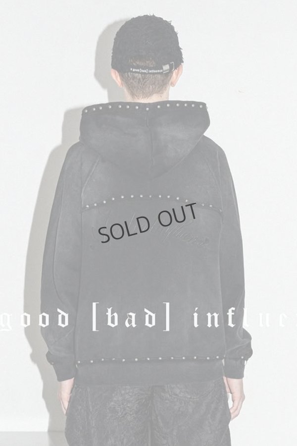 画像12: a good bad influence アグッドバッドインフルエンス ORIGINAL STUDSED HOODIE{-BES} (12)