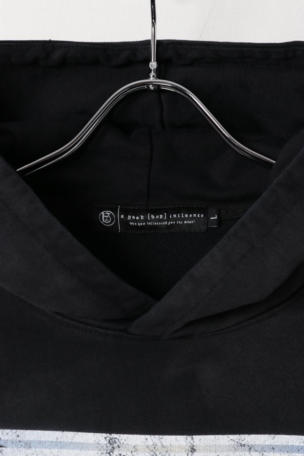 画像2: 【 20%OFF セール22,000円→17,600円】 a good bad influence アグッドバッドインフルエンス GOOD MAIL HOODIE{-BES} (2)