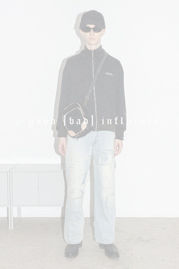画像6: a good bad influence アグッドバッドインフルエンス WAFFLE TRACK TOP{-BES} (6)