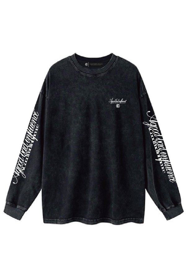 画像2: a good bad influence アグッドバッドインフルエンス ALL LOGO L/S T-SHIRT{-BES} (2)