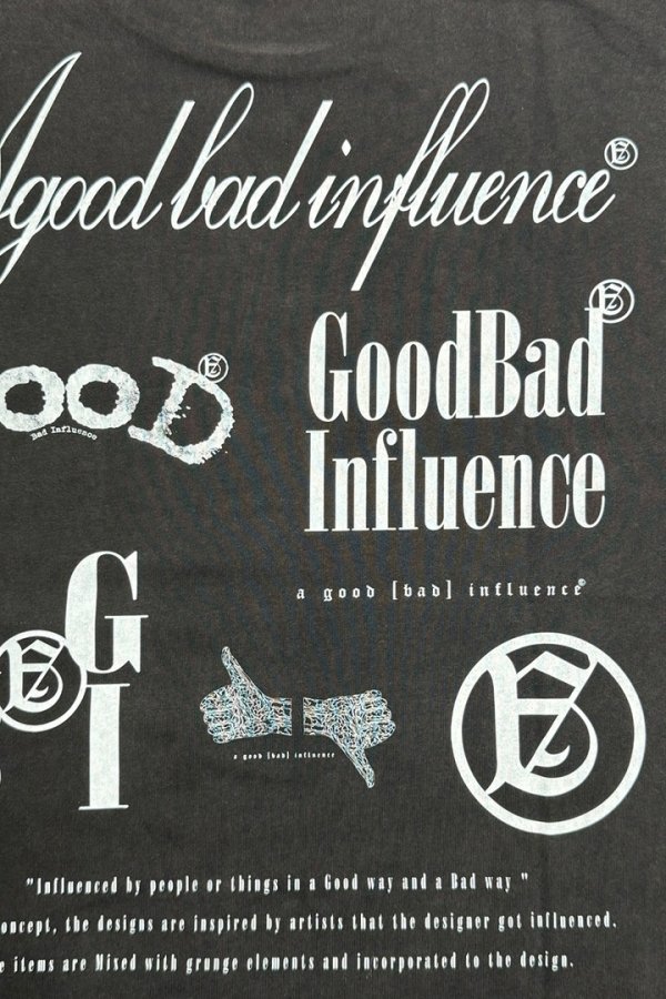 画像3: a good bad influence アグッドバッドインフルエンス ALL LOGO L/S T-SHIRT{-BES} (3)