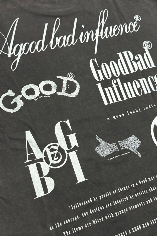 画像4: a good bad influence アグッドバッドインフルエンス ALL LOGO L/S T-SHIRT{-BES} (4)