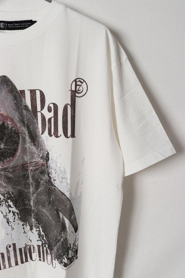 画像4: a good bad influence アグッドバッドインフルエンス SHARK T-SHIRT{-BES} (4)