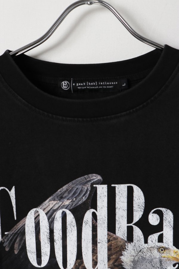 画像2: a good bad influence アグッドバッドインフルエンス Hawk T-SHIRT{-BES} (2)