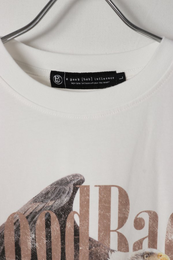 画像2: a good bad influence アグッドバッドインフルエンス Hawk T-SHIRT{-BES} (2)