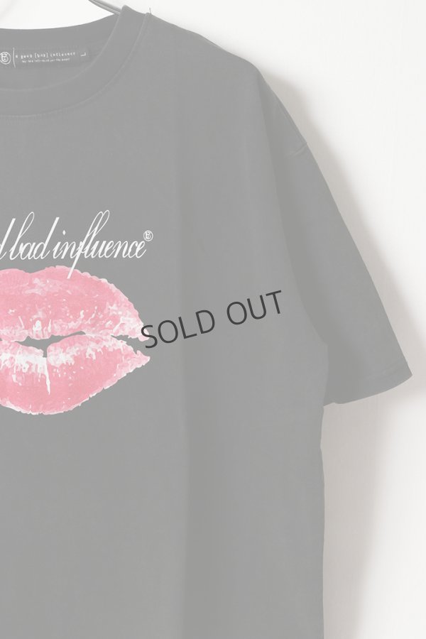 画像4: {SOLD}a good bad influence アグッドバッドインフルエンス KISS OF LIFE T-SHIRT{-BES} (4)