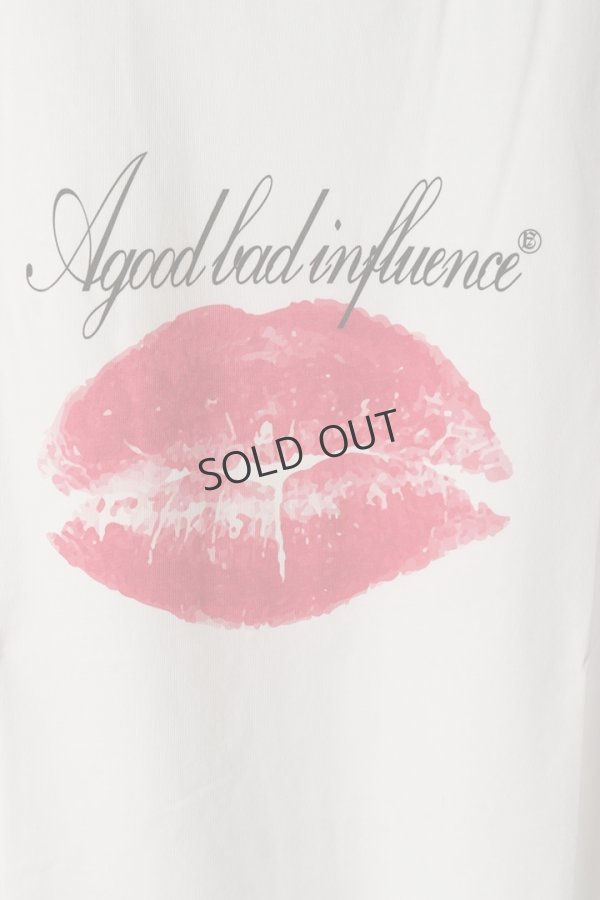 画像3: {SOLD}a good bad influence アグッドバッドインフルエンス KISS OF LIFE T-SHIRT{-BES} (3)