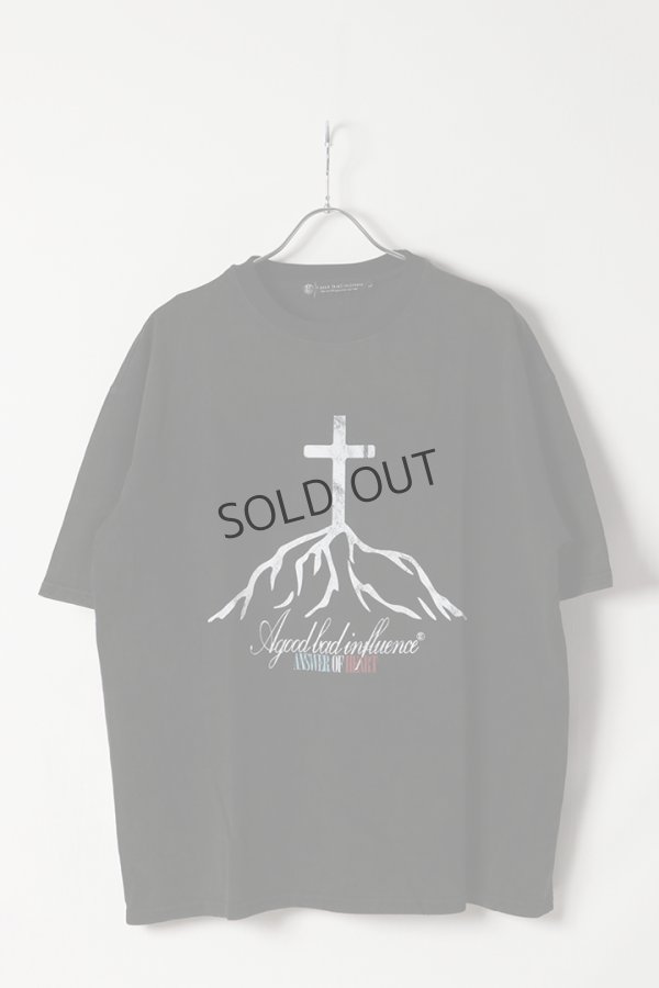 画像1: {SOLD}a good bad influence アグッドバッドインフルエンス CROSS MOUNTAIN T-SHIRT{-BES} (1)
