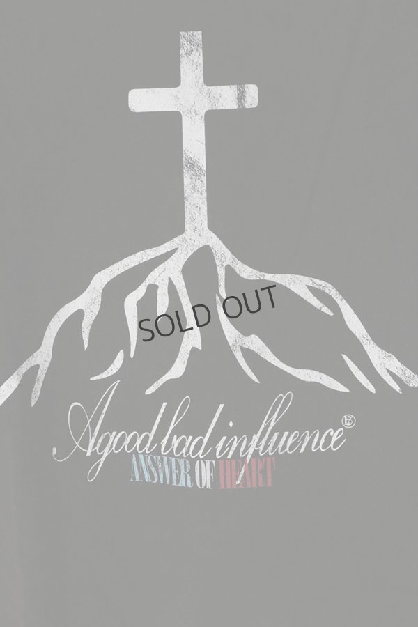 画像3: {SOLD}a good bad influence アグッドバッドインフルエンス CROSS MOUNTAIN T-SHIRT{-BES} (3)