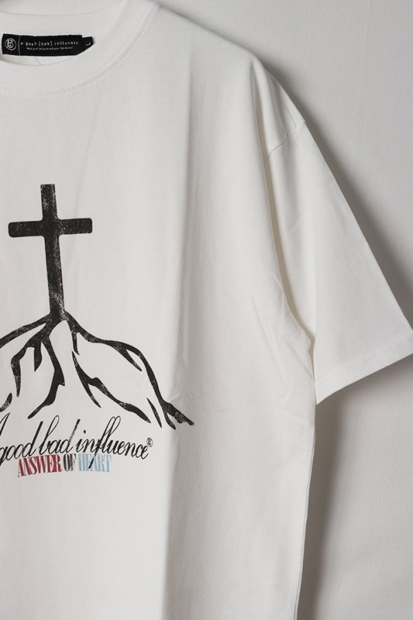 画像4: a good bad influence アグッドバッドインフルエンス CROSS MOUNTAIN T-SHIRT{-BES} (4)