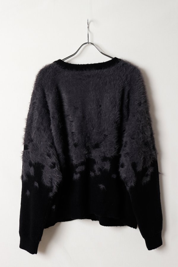 画像5: a good bad influence アグッドバッドインフルエンス SHATTERED DUAL YARN SHAGGY CARDIGAN{-BFA} (5)