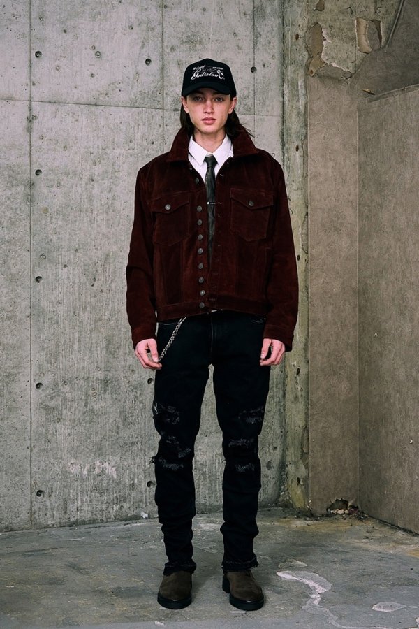 画像7: a good bad influence アグッドバッドインフルエンス SUEDE JACKET{-BFA} (7)