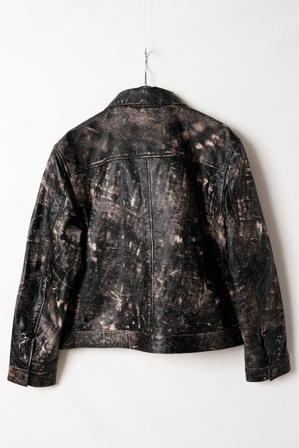 画像5: a good bad influence アグッドバッドインフルエンス VINTAGE AGED LEATHER JACKET{-BFA} (5)