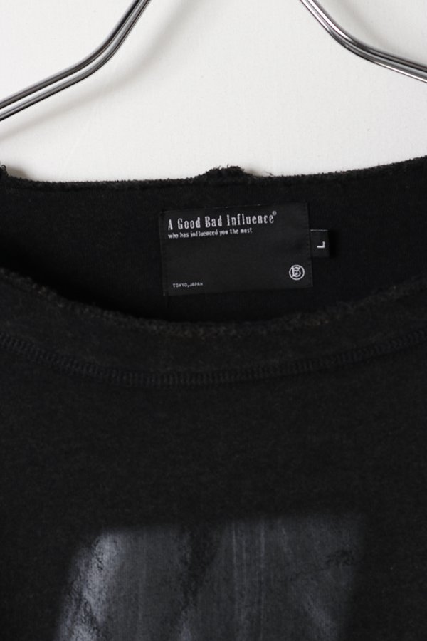 画像2: a good bad influence アグッドバッドインフルエンス BLESSED Faded Lightweight Sweatshirt{-BFA} (2)