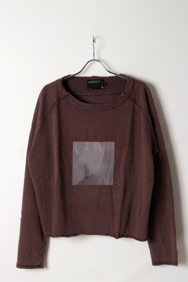 画像1: a good bad influence アグッドバッドインフルエンス FOR I KNOW Faded Lightweight Sweatshirt{-BFA} (1)