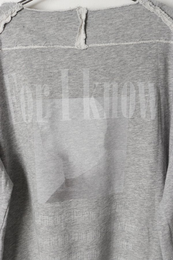 画像5: a good bad influence アグッドバッドインフルエンス FOR I KNOW Faded Lightweight Sweatshirt{-BFA} (5)