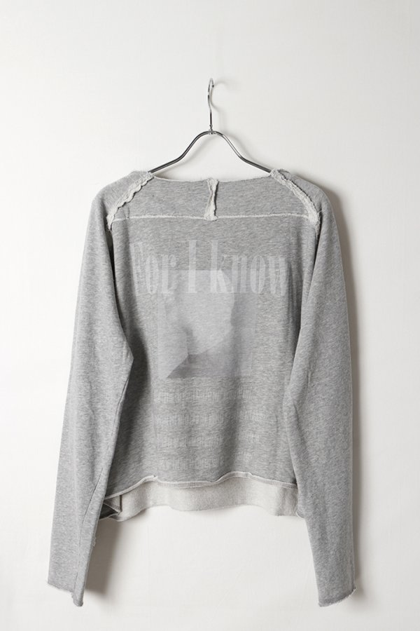 画像6: a good bad influence アグッドバッドインフルエンス FOR I KNOW Faded Lightweight Sweatshirt{-BFA} (6)