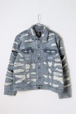 画像1: a good bad influence アグッドバッドインフルエンス REPAIRED DENIM JACKET{-BBA} (1)