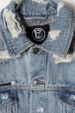 画像2: a good bad influence アグッドバッドインフルエンス REPAIRED DENIM JACKET{-BBA} (2)