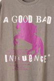 画像3: {SOLD}a good bad influence アグッドバッドインフルエンス HORSE LOGO WASHED T-SHIRT{GB-22-FW11-GRY-BBA} (3)