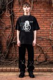 画像6: {SOLD}a good bad influence アグッドバッドインフルエンス SKULL LOGO WASHED T-SHIRT{GB-22-FW12-BLK-BBA} (6)