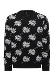 画像1: 【周年記念 24%OFF ｜57,200円→43,472円】 アニュー ゴルフ ANEW GOLF M ロゴ パターン ジャカード プルオーバー{-BDA} (1)