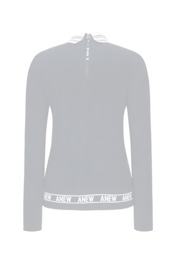 画像2:  {SOLD} アニュー ゴルフ ANEW GOLF W ブークルエンボロゴ　ロングスリーブTシャツ{-BDA} (2)