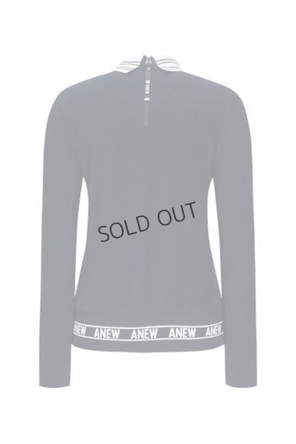 画像2: アニュー ゴルフ ANEW GOLF W ブークルエンボロゴ　ロングスリーブTシャツ{-BDA} (2)