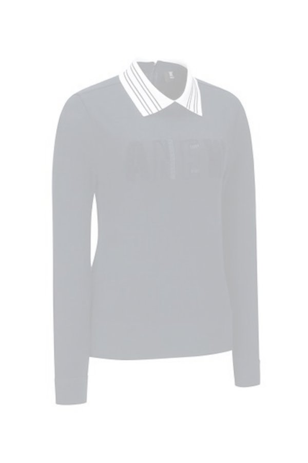 画像4:  {SOLD} アニュー ゴルフ ANEW GOLF W ブークルエンボロゴ　ロングスリーブTシャツ{-BDA} (4)