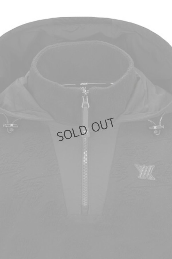 画像5: {SOLD}アニュー ゴルフ ANEW GOLF W バーンアウトロゴ アノラック{-BDA} (5)