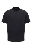 画像1: アニュー ゴルフ ANEW GOLF MEN WOOVEN MIX CREW NECK{AGFMMTS86-BFS} (1)