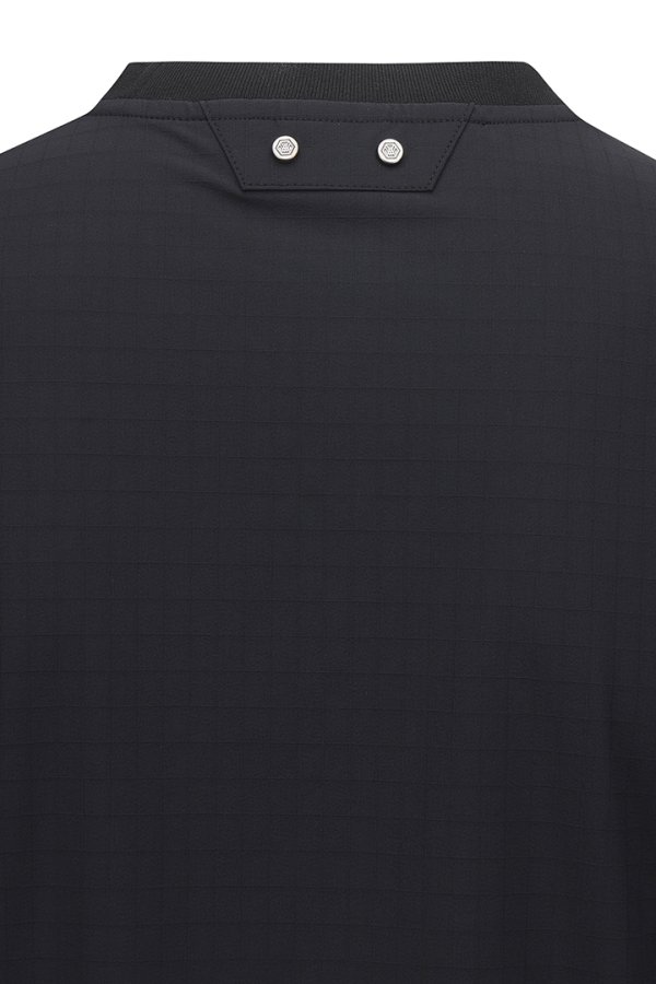 画像8: アニュー ゴルフ ANEW GOLF MEN WOOVEN MIX CREW NECK{AGFMMTS86-BFS} (8)