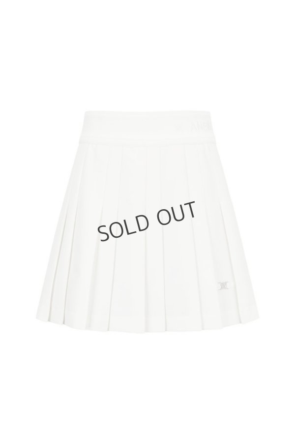 画像1: アニュー ゴルフ ANEW GOLF W フリースプリーツスカート{-BDA} (1)