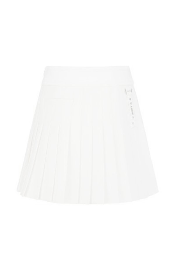 画像2:  {SOLD} アニュー ゴルフ ANEW GOLF W フリースプリーツスカート{-BDA} (2)