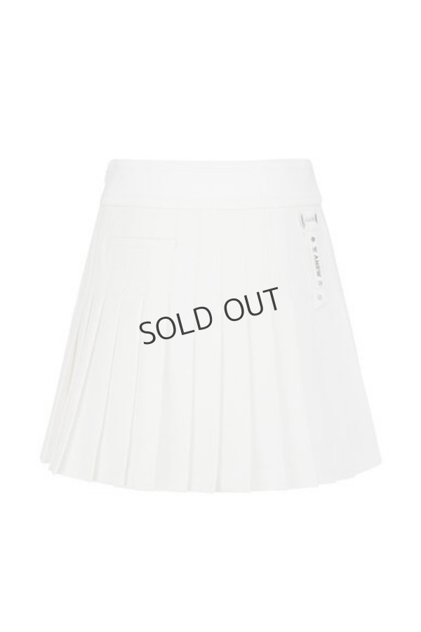 画像2: アニュー ゴルフ ANEW GOLF W フリースプリーツスカート{-BDA} (2)