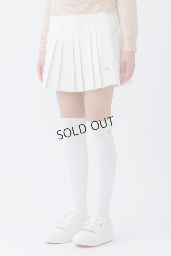 画像15: アニュー ゴルフ ANEW GOLF W フリースプリーツスカート{-BDA} (15)